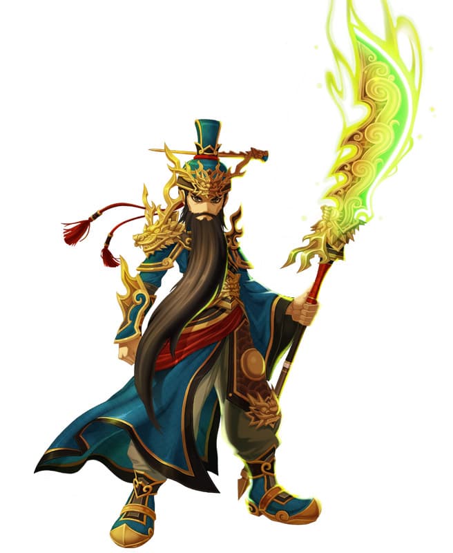 R-Blue Dragon Guan Yu default art